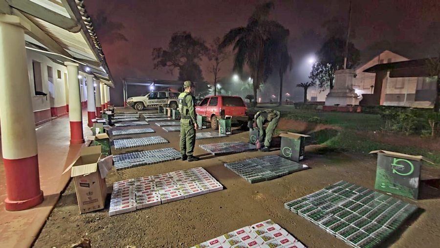 Gendarmería Nacional secuestró más de 29 mil paquetes de cigarrillos