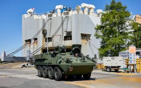 Llegaron al país los primeros Vehículos de Combate Blindados a Rueda STRYKER 8×8