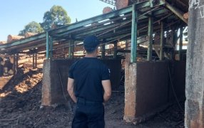 Misiones: Accidente laboral en un aserradero en el Municipio de San Vicente, un operario cayó desde una plataforma elevada
