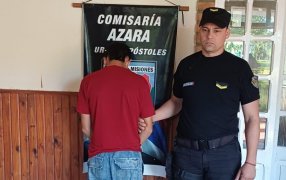 Detuvieron a un individuo de 24 años que agredió a pedradas a una persona con discapacidad en la localidad misionera de Azara