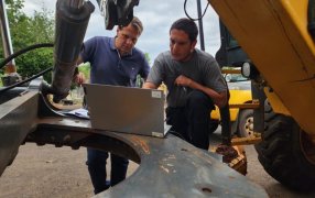 La Dirección Provincial de Vialidad está avanzando en un proceso de inspección técnica de toda la flota de maquinaria vial