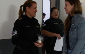 Micaela Gacek participó del agasajo a las madres policías y destacó su labor en la comunidad