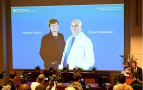 El premio Nobel de Medicina 2023 fue otorgado a científicos por su aporte a las vacunas ARN mensajero
