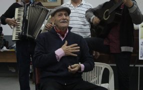 Músicos misioneros rindieron homenaje a Ramón Méndez, el Último Patriarca del Chamamé