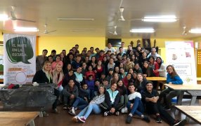 Producción, exportación, salud y ambiente, temas con El Mate en la Escuela