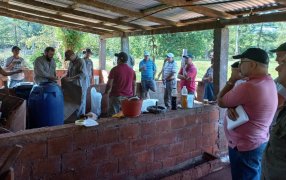 Fertilizante natural, tema de capacitación a productores del Municipio misionero de Ruiz de Montoya