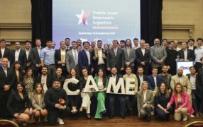 Empresario entrerriano ganó el Premio Joven Empresario Argentino 2024 que entrega CAME