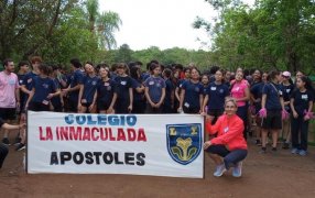 Apóstoles: Más de cuatrocientos alumnos de los tres niveles del Instituto Superior La Inmaculada participaron de la Segunda Edición Maratón INMA - Por Salud + Vida Saludable, Movimiento = Salud