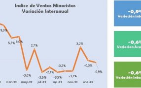 Según CAME: Las ventas minoristas PyME bajaron 0,9% anual en Febrero