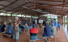 Continúan las capacitaciones en manejo de yerbales dañados por granizo