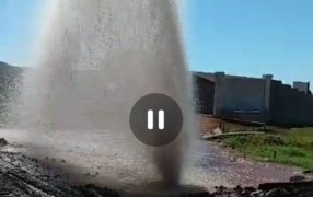 Apóstoles: Por rotura en el acuoducto principal, varios barrios se verán afectado el servicio del agua potable por algunas horas