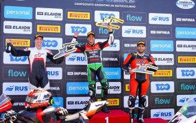 Superbike Argentino: Gran triunfo en San Juan Villicum de Luciano Ribodino con el Rosamonte Racing Team Kawasaki que lo deja en la cima del campeonato
