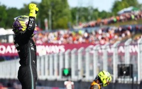 Fórmula 1: Lewis Hamilton ganó la clasificación por primera vez desde 2021, Max Verstappen y Lando Norris largarán detrás suyo el domingo en la segunda y tercera posición, respectivamente