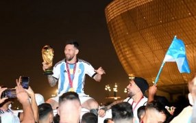 A qué hora llega la Selección Argentina con la Copa del Mundo