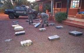 Misiones: Gendarmería Nacional secuestró doscientos ochenta y ocho kilos marihuana