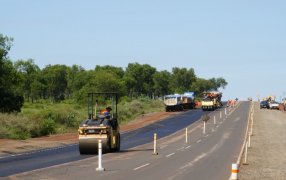 Misiones: Vialidad Nacional avanza en la duplicación de calzada de la Ruta Nacional N° 105