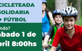Apóstoles: Bicicleteada Solidaria más Fútbol cómo lanzamiento de campaña del candidato a Intendente Gerardo Cura