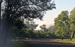 El rápido accionar del Cuerpo de Bomberos de la UR VII Apóstoles y personal de un secadero evitaron daños mayores en un príncipio de incendio