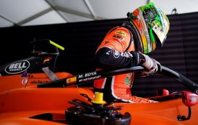 Mari Boya, listo para la acción en esta quinta ronda de la Fórmula 3, el español corre en casa, en el Circuit de Barcelona-Catalunya