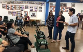 Charla de orientación ocupacional en el Instituto Superior Verbo Divino