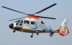 A bordo de tres helicópteros, la Selección Argentina dio una vuelta olímpica aérea sobre la Avenida 9 de Julio