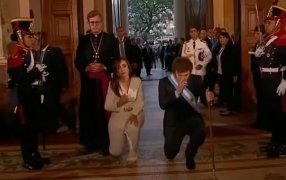 El Presidente participó de la celebración interreligiosa en la Catedral