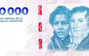 El Banco Central de la República Argentina ya puso en circulación el billete de 10.000 pesos, cuenta con rigurosas características incorporadas mediante sistemas de impresión especiales
