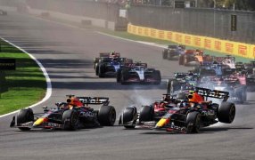 Fórmula 1: Max Verstappen y Red Bull imparable en México, el local Sergio "Checo" Pérez por un toque con la Ferrari del “poleman” Charles Leclerc en la largada se quedo al inicio de la carrera