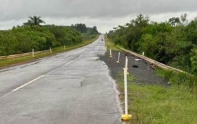 Circular con precaución: Reducir la velocidad sobre la Ruta Provincial N° 1, en un tramo entre Apóstoles y Azara