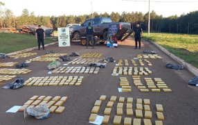 La Policía de Misiones secuestró más de 400 kilos de marihuana en San Ignacio