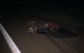 Misiones: Falleció un motociclista de 27 años en un siniestro vial sobre la Ruta Nacional N° 14 en San Pedro