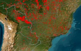 Incendios en Brasil, Paraguay y Bolivia afectan el aire en Misiones y otras nueve provincias