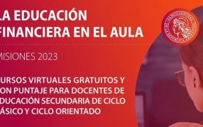 Se encuentra abierta la inscripción al curso virtual "La Educación Financiera en el Aula"
