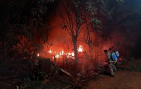 Concepción de la Sierra: Sofocaron un incendio en una vivienda en la zona rural de Picada La Lencha, sin personas lesionadas