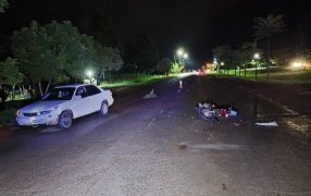 San Javier: Siniestro vial sobre la Ruta Provincial N° 4 entre un automóvil y una motocicleta dejó dos personas lesionadas