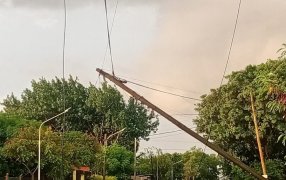Energía de Misiones normalizó el servicio eléctrico tras el temporal en la ciudad de Posadas