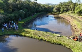 Propuesta que sigue creciendo en Semana Santa: Jornada de cosecha y venta de peces a pie de estanque en el Municipio de Apóstoles