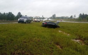 Despiste sin lesionados sobre la la Ruta Nacional N° 12, cerca del Municipio de Candelaria