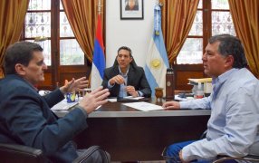 El Ministro Adolfo Safrán mantuvo una reunión con Luis Aquino, Interventor Organizador del nuevo Municipio de Dos Hermanas