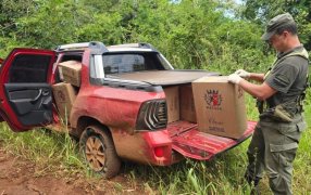 Gendarmería Nacional secuestró más de nueve mil paquetes de cigarrillos: El vehículo utilizado poseía pedido de secuestro por robo