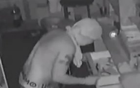 Captado por las cámaras y detenido por la Policía de Misiones tras robar 600 mil pesos en un bar en la localidad de Dos de Mayo