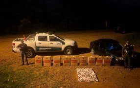 Aristóbulo del Valle: Tres vehículos embistieron control de Gendarmería Nacional, uno de los rodados, utilizados transportaba cigarrillos de contrabando