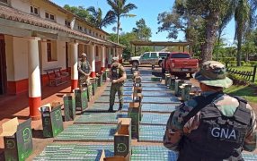 Un control de Gendarmería Nacional fue embestido: Vehículo robado era utilizado para transportar cigarrillos de contrabando