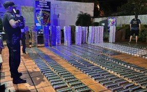 La Policía de Misiones secuestró en el Municipio de San José una carga de cigarrillos de contrabando valuada en más de treinta millones de pesos