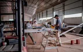 La empresa china Wenphoenix acelera la instalación de su planta en el Parque Industrial de Apóstoles para fabricar productos derivados del bambú