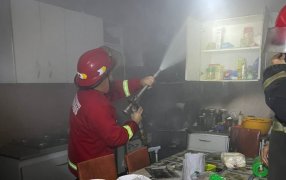 Oberá: Principio de incendio en una vivienda, una mujer de 84 años fue asistida sin lesiones