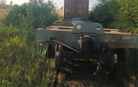 Vagones de un tren de carga descartilaron en el Municipio misionero de Apóstoles: No se registraron heridos