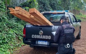 Tras el robo a un aserradero, la Policía de Misiones recuperó los materiales sustraídos y detuvo al quien sería el principal implicado
