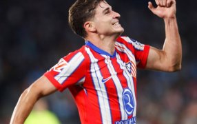 Julián Álvarez fue el salvador del Atlético de Madrid del Cholo Simeone y le dio el triunfo sobre el final ante Celta de Vigo