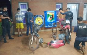 Apóstoles: Cayó una banda dedicada a la sustracción de motocicletas, motores, intercambio de partes y adulteración de motores y chasis